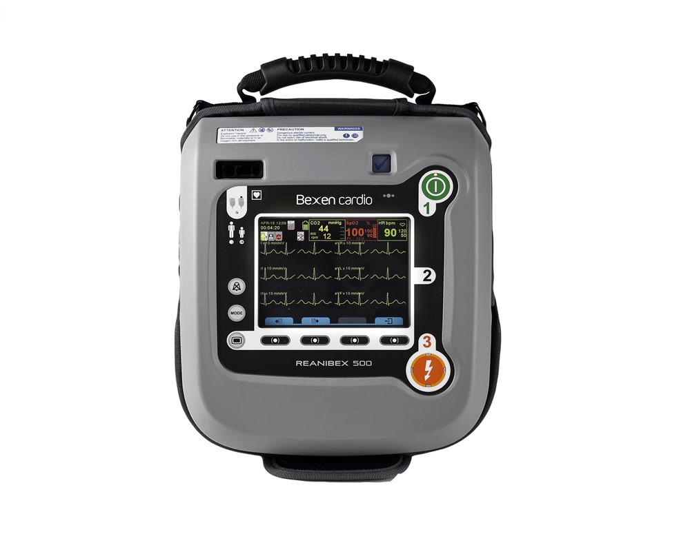 Reanibex 500: il defibrillatore professionale che unisce affidabilità, tecnologia e semplicità d’uso
